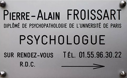 Pierre-Alain Froissart Psychothérapeute